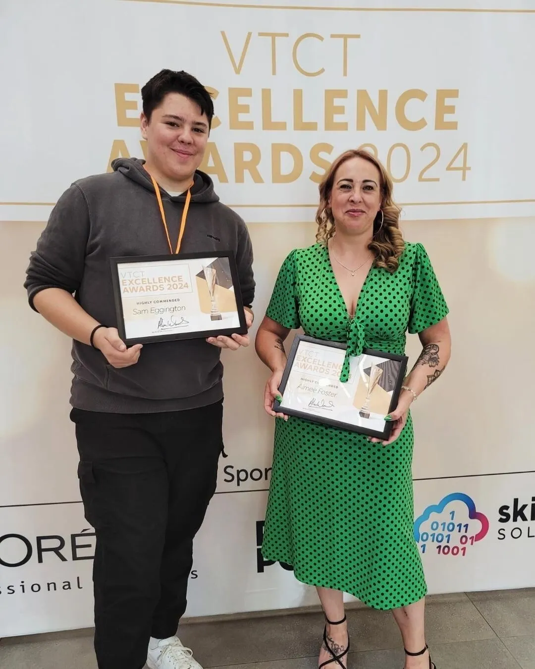 20240924 Sam and Amie VTCT awatds